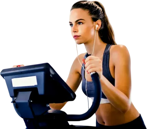 Ladies Only Gym Cardio Exercise